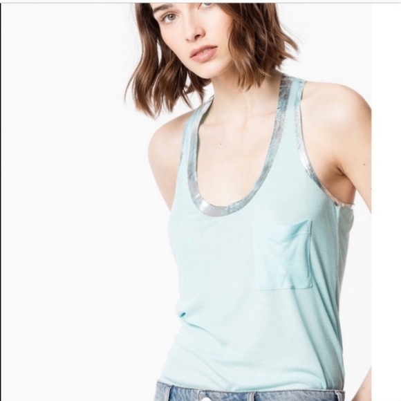 Zadig & Voltaire Racerback Tank Top NWT XS - Picture 4 of 10